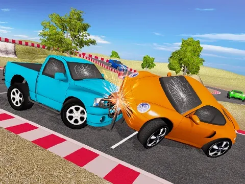 Play Mini SuperCars Racing Crashing - Free Online Action