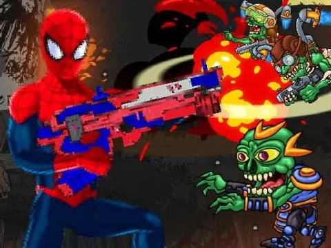 Play Spiderman Commander - Shooting Game - Free Online Arcade